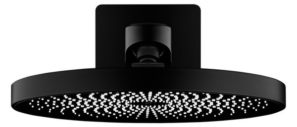 Oltens Vann cap de duș 26x26 cm rotund negru mat 37007300