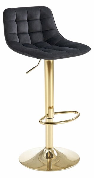Scaun bar Houston 1441, Auriu, Negru, 84x43x44cm, 8.1 kg
