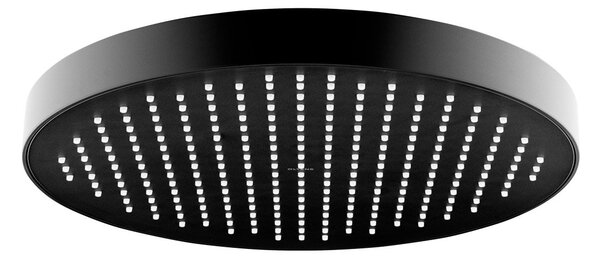 Oltens Regna cap de duș 32x32 cm rotund negru mat 37009300
