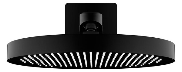 Oltens Regna cap de duș 32x32 cm rotund negru mat 37009300
