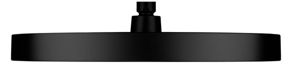Oltens Regna cap de duș 32x32 cm rotund negru mat 37009300