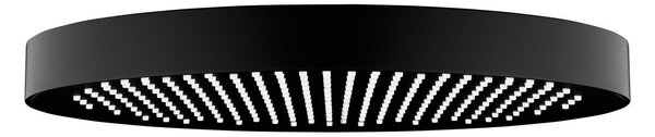 Oltens Regna cap de duș 32x32 cm rotund negru mat 37009300