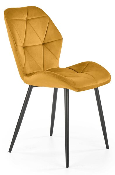 Scaun Houston 1234, Negru, Galben, 86x48x53cm, 5.3 kg