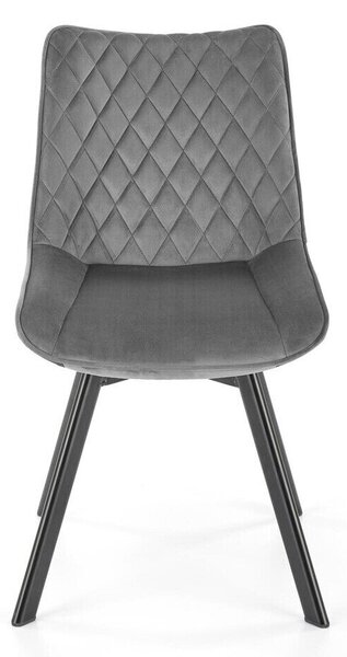 Scaun Houston 1442, Gri, Negru, 80x46x63cm, 7.6 kg