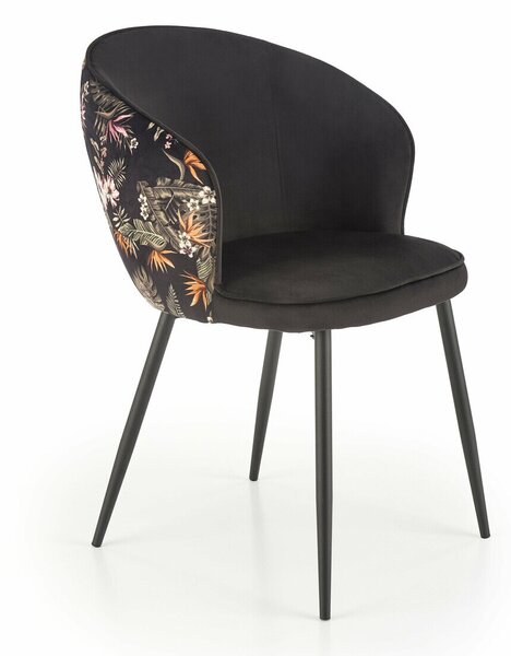 Scaun Houston 1513, Model floral, 82x55x60cm, 6 kg