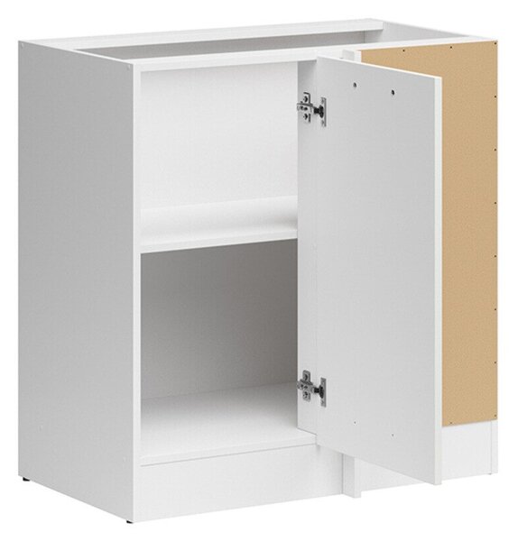 Dulap de colț modular Line White 101, PAL laminat, 83x79x45cm, 21.75 kg
