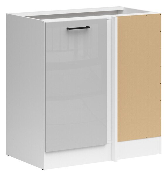 Dulap de colț modular Line Grey 101, PAL laminat, 83x79x45cm, 21.75 kg