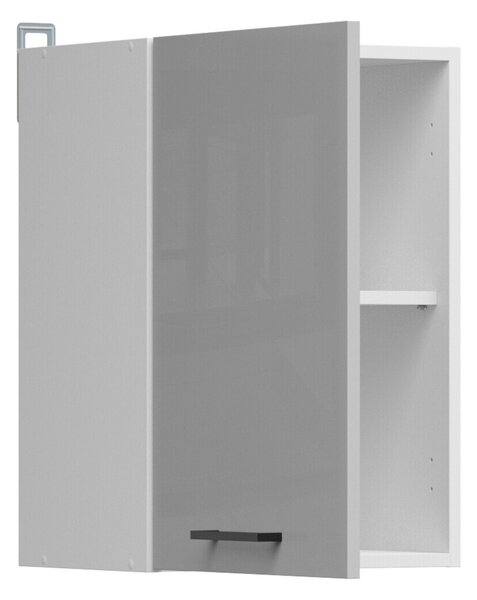 Dulap de perete modular Line Grey 104, PAL laminat, 57x40x31cm, 10 kg