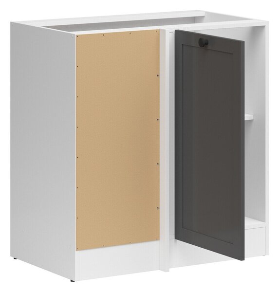 Dulap de colț modular Classic Grey 101, PAL laminat, 83x79x45cm, 21.75 kg