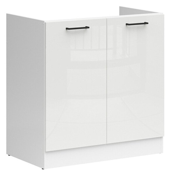 Dulap modular cu uși pentru chiuvetă Line White 114, 83x80x47cm, 19.85 kg