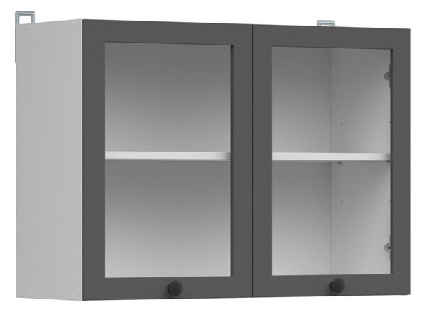 Dulap de perete modular Classic Grey 107, PAL laminat, 57x80x31cm, 16.4 kg