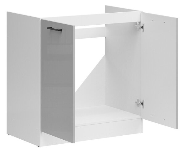 Dulap modular cu uși pentru chiuvetă Line Grey 115, 83x80x47cm, 19.85 kg