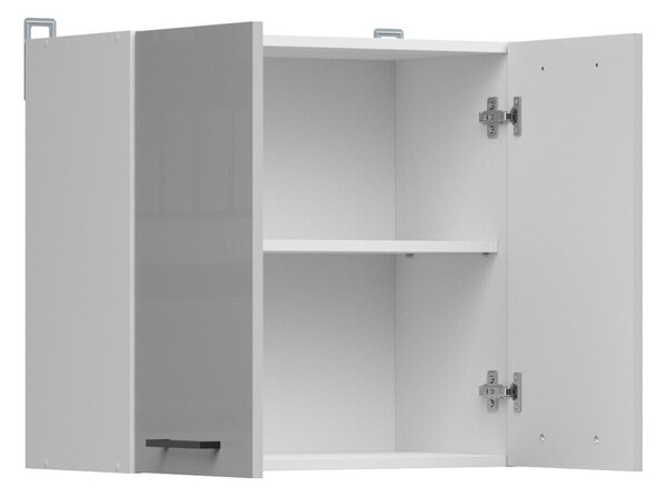 Dulap de perete modular Line Grey 110, PAL laminat, 57x60x31cm, 12.95 kg