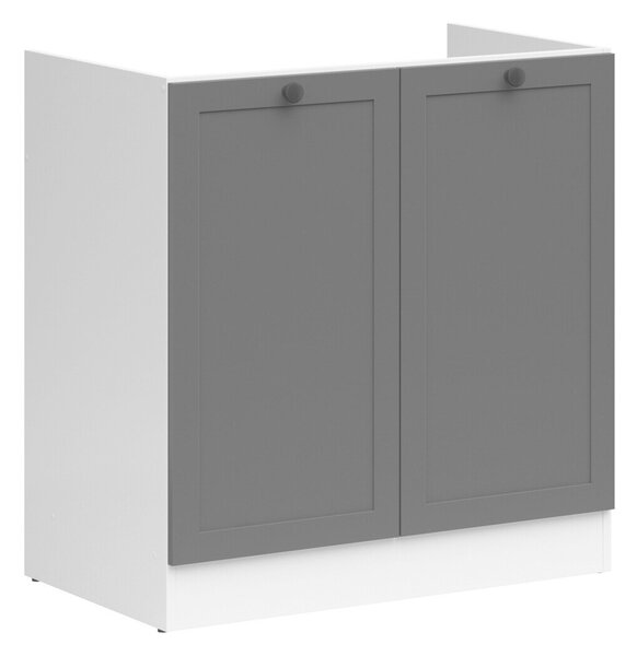 Dulap modular cu uși pentru chiuvetă Classic Grey 115, 83x80x47cm, 19.85 kg