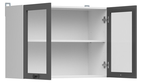 Dulap de perete modular Classic Grey 107, PAL laminat, 57x80x31cm, 16.4 kg