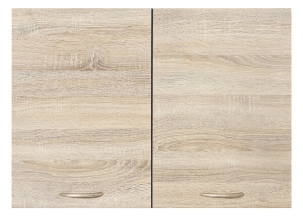 Dulap de perete modular Juno 111, Stejar Sonoma, Wenge, PAL laminat, 57x80x31cm, 15.9 kg