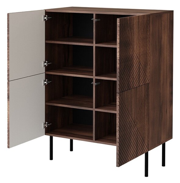 Bufet Doctrina I, Nuc, MDF, PAL laminat, 118x89x42cm, 45.2 kg