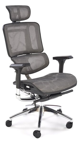 Scaun de birou Houston 1656, Gri, Negru, 130x72x70cm, 30 kg