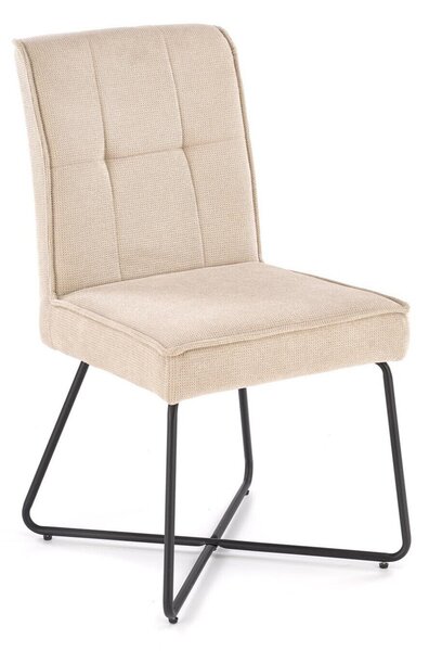 Scaun Houston 1674, Negru, Bej, 90x50x60cm, 7.3 kg