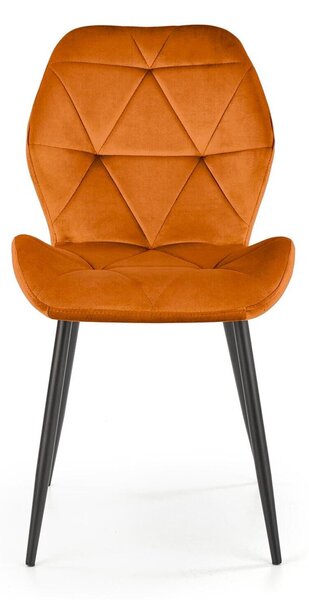 Scaun Houston 1234, Negru, Portocaliu, 86x48x53cm, 5.3 kg