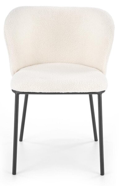 Scaun Houston 1668, Crem, Negru, 75x57x59cm, 6 kg