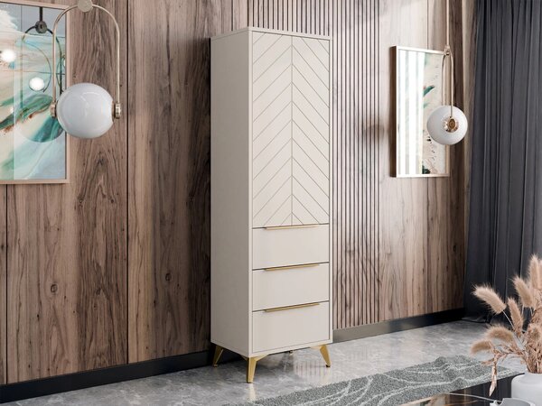 Raft Comfivo Citrus, Bej, MDF, PAL laminat, 180x54x40cm, 45 kg