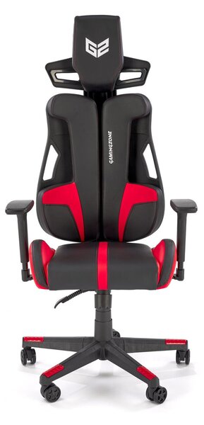 Scaun gaming Houston 1712, Negru, Roșu, 130x66x68cm, 26 kg