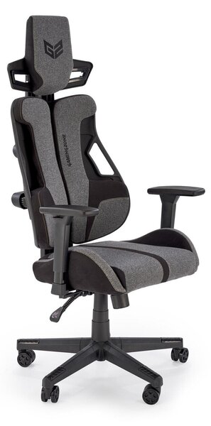 Scaun gaming Houston 1713, Negru, Gri, 130x66x68cm, 26 kg