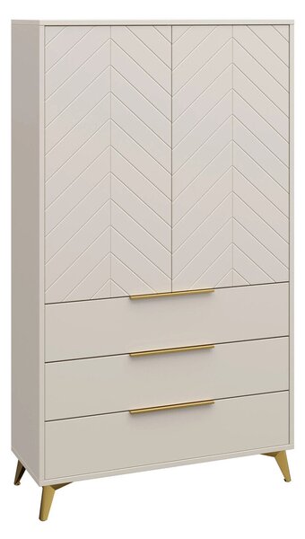 Raft Comfivo Citrus I, Bej, MDF, PAL laminat, 180x104x40cm, 81 kg
