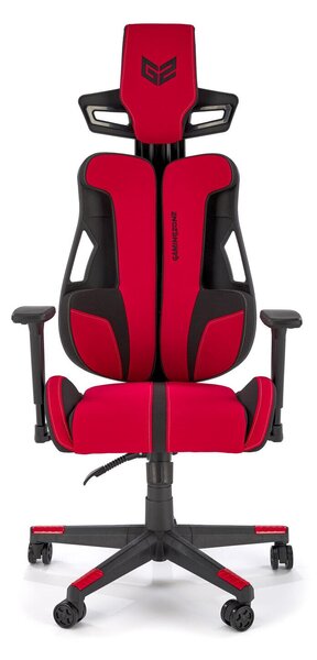 Scaun gaming Houston 1713, Negru, Roșu, 130x66x68cm, 26 kg
