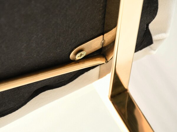 Scaun sufragerie Silenciocu (crem + auriu). Promo -13%. 1136638