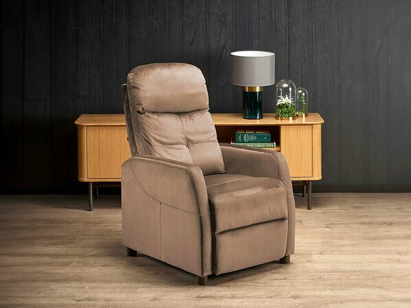 Fotoliu recliner Houston 992, Bej, Tapiterie, 103x64x84cm, 25 kg