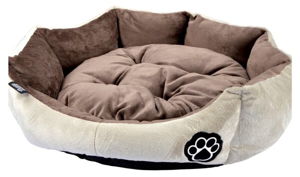 Pat pentru animale de companie maro deschis pentru câini ø 60 cm – Love Story