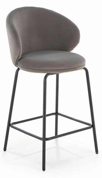 Scaun de bar Houston 1824, Gri, 92x51x50cm, 9.9 kg