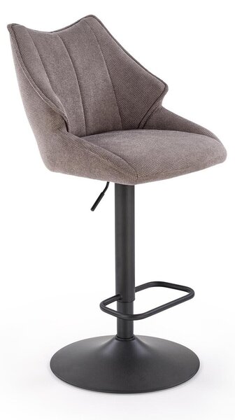 Scaun bar Houston 1843, Gri, Negru, 96x50x54cm, 8.5 kg