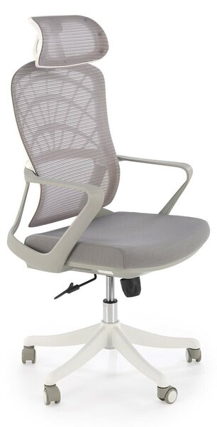 Scaun de birou Houston 1835, Gri, Alb, 115x59x68cm, 12.8 kg