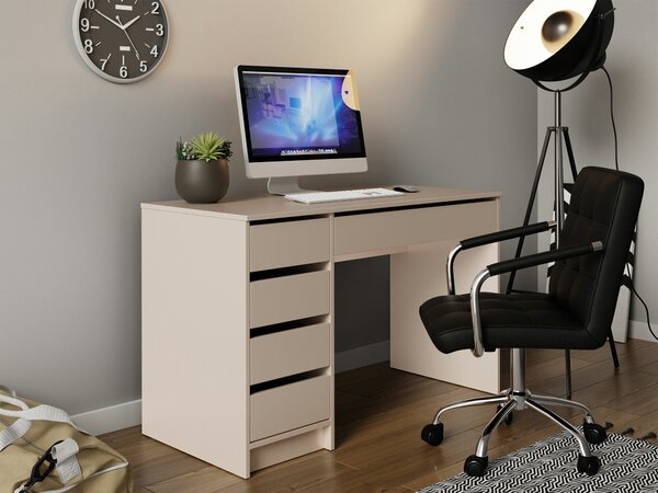 Birou Comfivo Terros I, Bej, PAL laminat, 76x120x55cm, 38 kg
