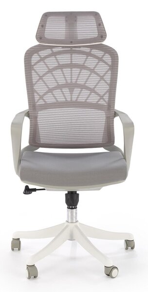 Scaun de birou Houston 1835, Gri, Alb, 115x59x68cm, 12.8 kg