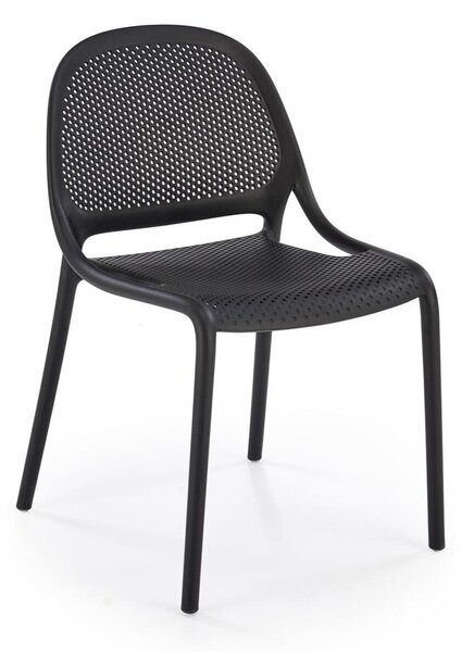 Scaun de exterior Houston 1672, Negru, 80x50x56cm, 4.7 kg, Mobilier deja asamblat