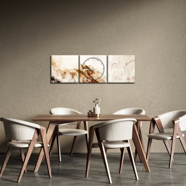Tablou - Abstract (cu ceas) (90x30 cm)