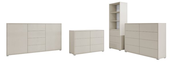 Set de living Comfivo Tutela II, Cașmir, PAL laminat, 197 kg