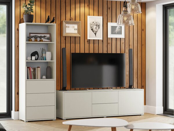 Set de living Comfivo Tutela IV, Cașmir, PAL laminat, 78 kg