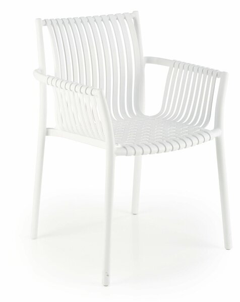 Scaun Houston 1852, Alb, 84x60x66cm, 5.8 kg
