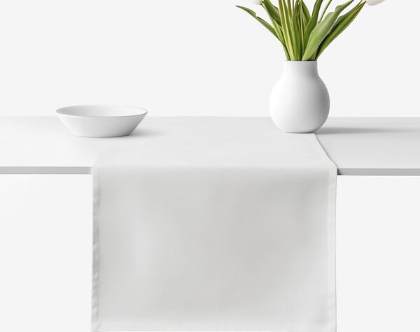 Goldea napron de masă 100% bumbac - gri deschis 20x120 cm