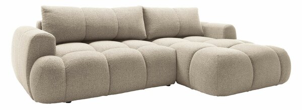 Colțar TrendyNest Ansera I, Funcția de dormit, Spațiu de depozitare, 270x173x85cm, 129 kg, Picioare: Plastic