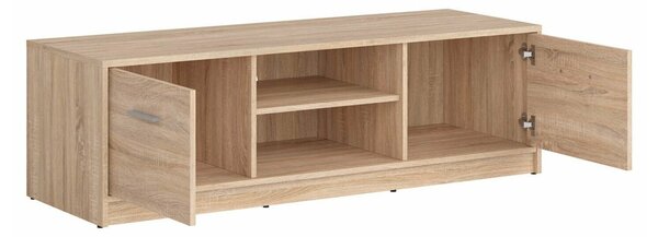 Comodă TV Novsore 100, Stejar Sonoma, PAL laminat, 43x139x47cm, 28.1 kg