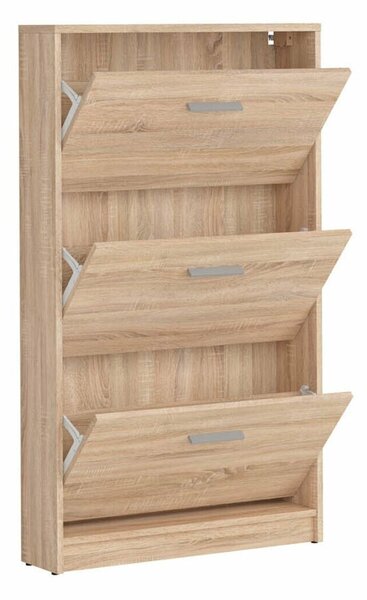 Dulap pantofi Novsore 113, Stejar Sonoma, PAL laminat, 121x70x18cm, 20.7 kg