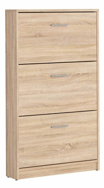 Dulap pantofi Novsore 113, Stejar Sonoma, PAL laminat, 121x70x18cm, 20.7 kg