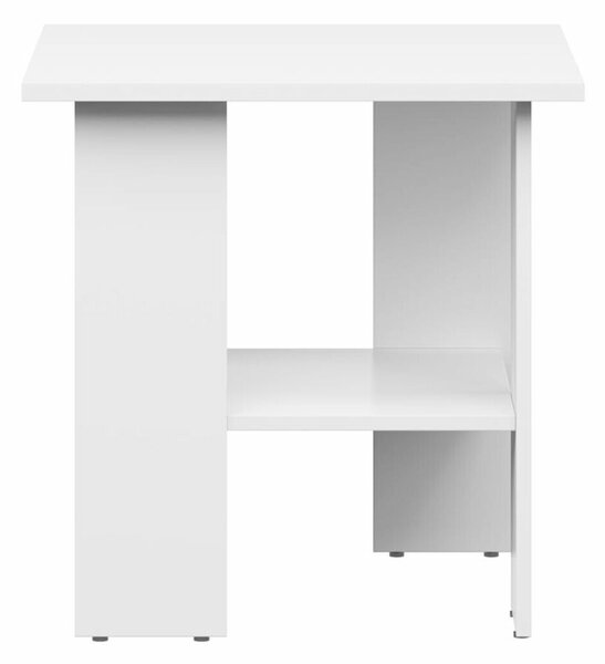 Măsuță de cafea Novsore 124, Alb, PAL laminat, 55x55x55cm, 10.5 kg