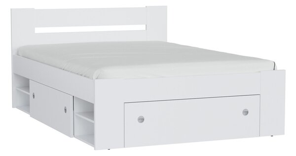 Pat Novsore 128, Alb, PAL laminat, 86x146x205cm, 75 kg
